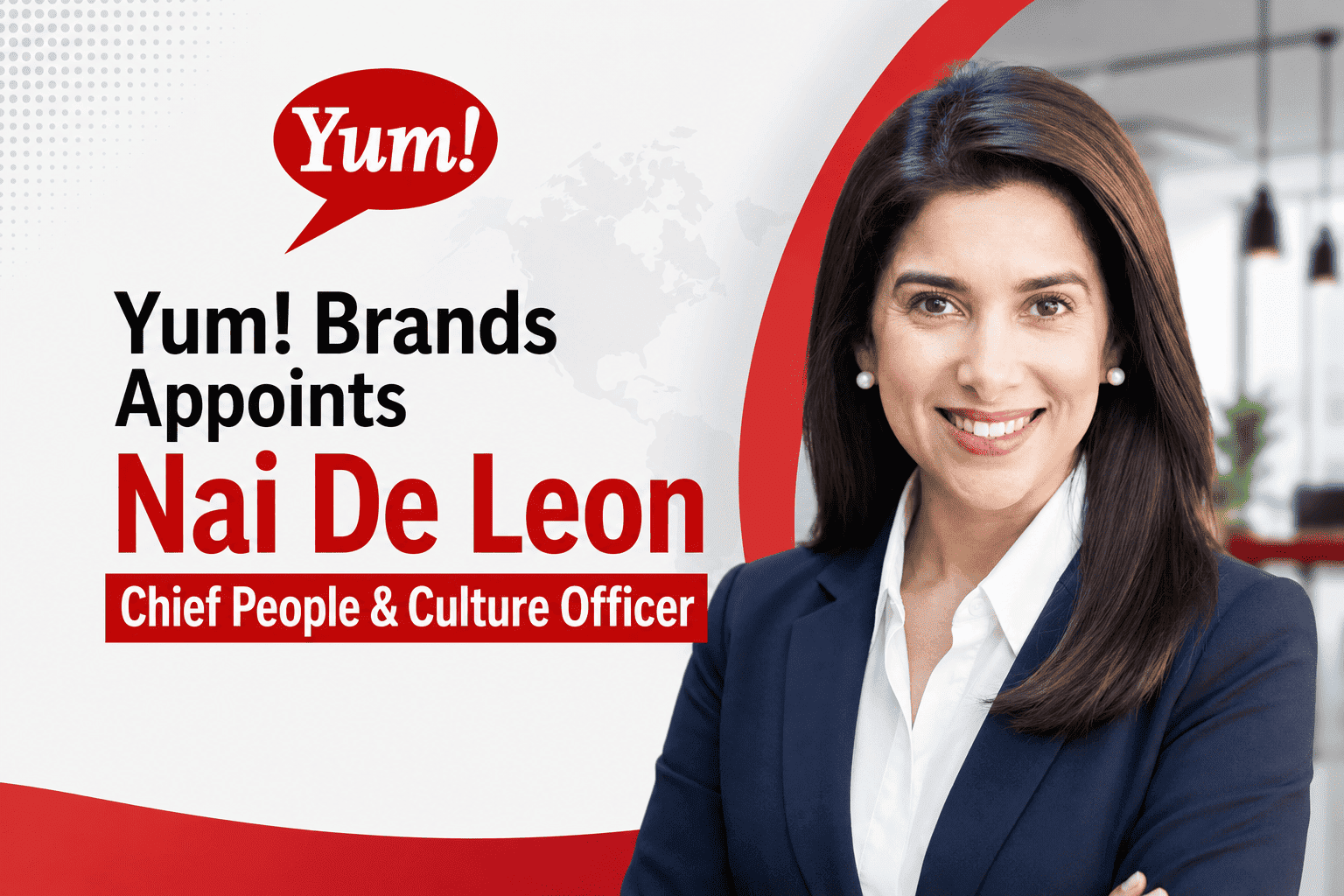 Nai De Leon, new Chief People & Culture Officer at Yum! Brands