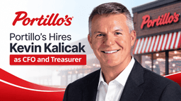 Portillo’s Appoints Kevin Kalicak Finance Chief