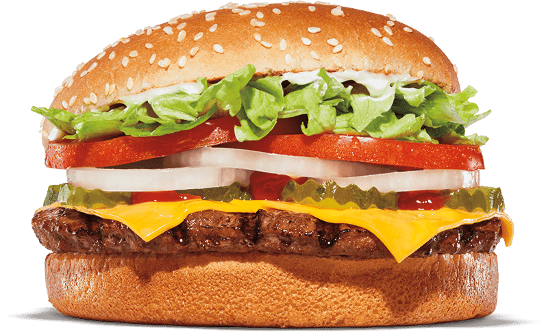 burger king whopper w cheese