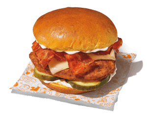 blackened bacon cheese chicken sandwich