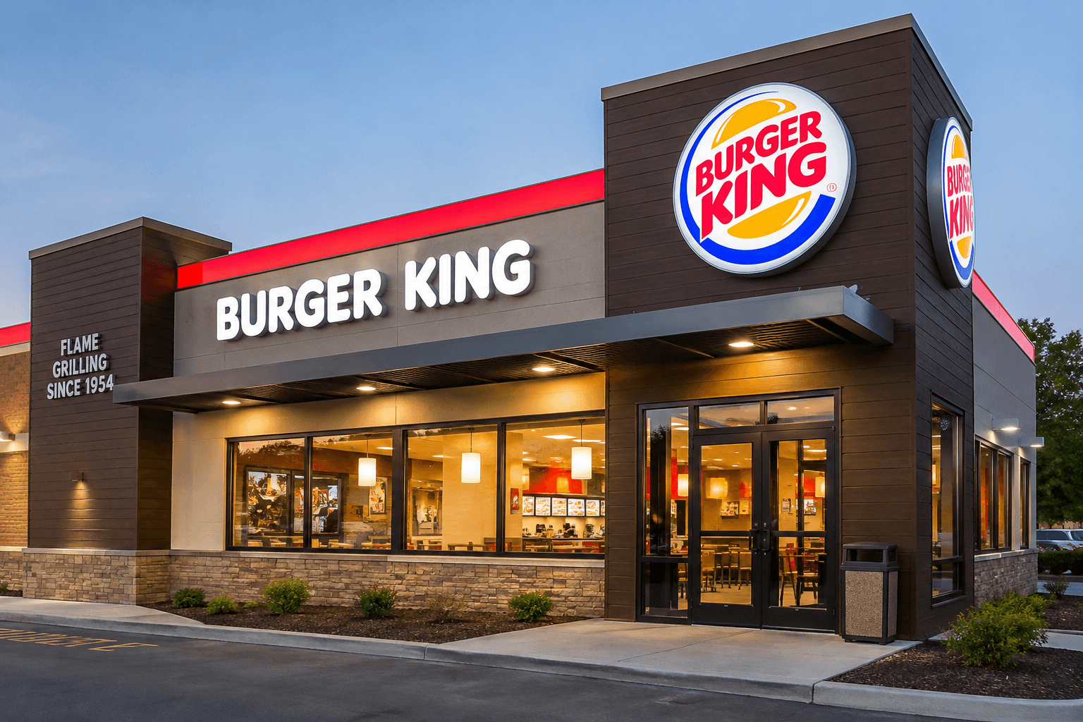a good image of Burger King from outside