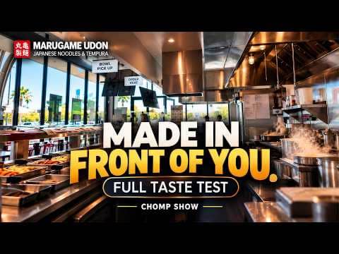 Inside Marugame Udon's Open Kitchen